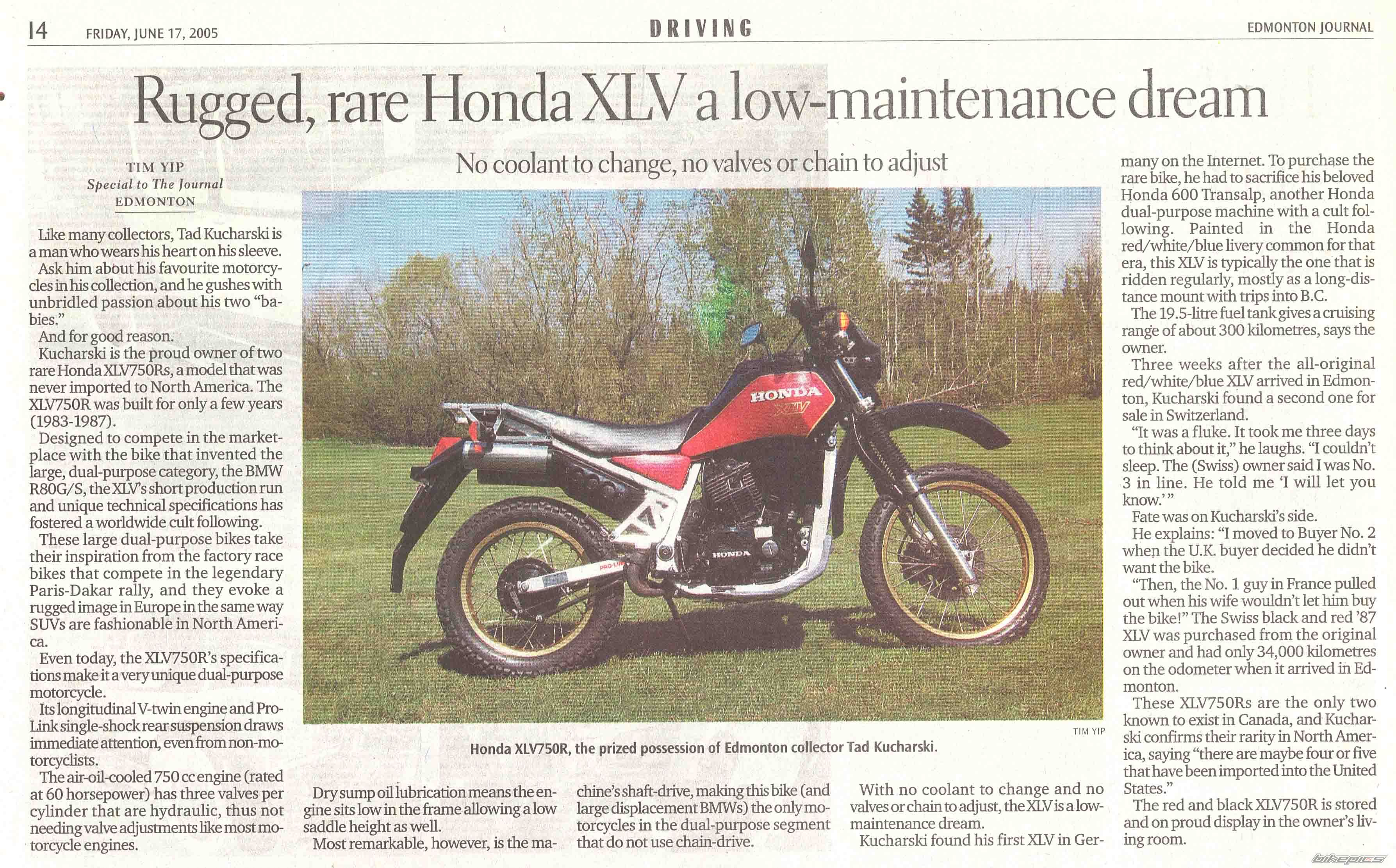 1987 HONDA XLV 750 | Picture 1032233 motorcycle photo