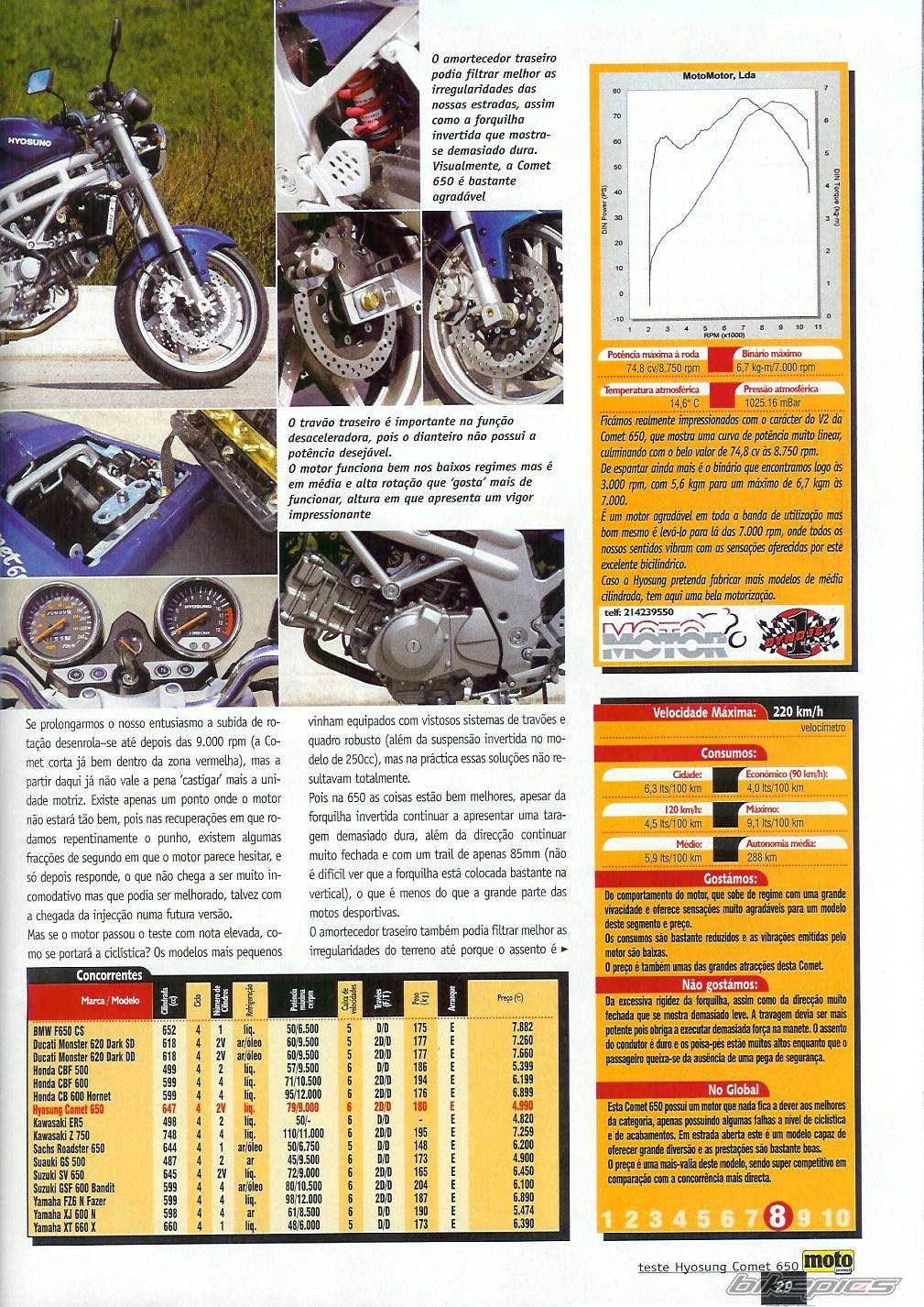 2004 HYOSUNG GT 650 COMET | Picture 127584 motorcycle photo