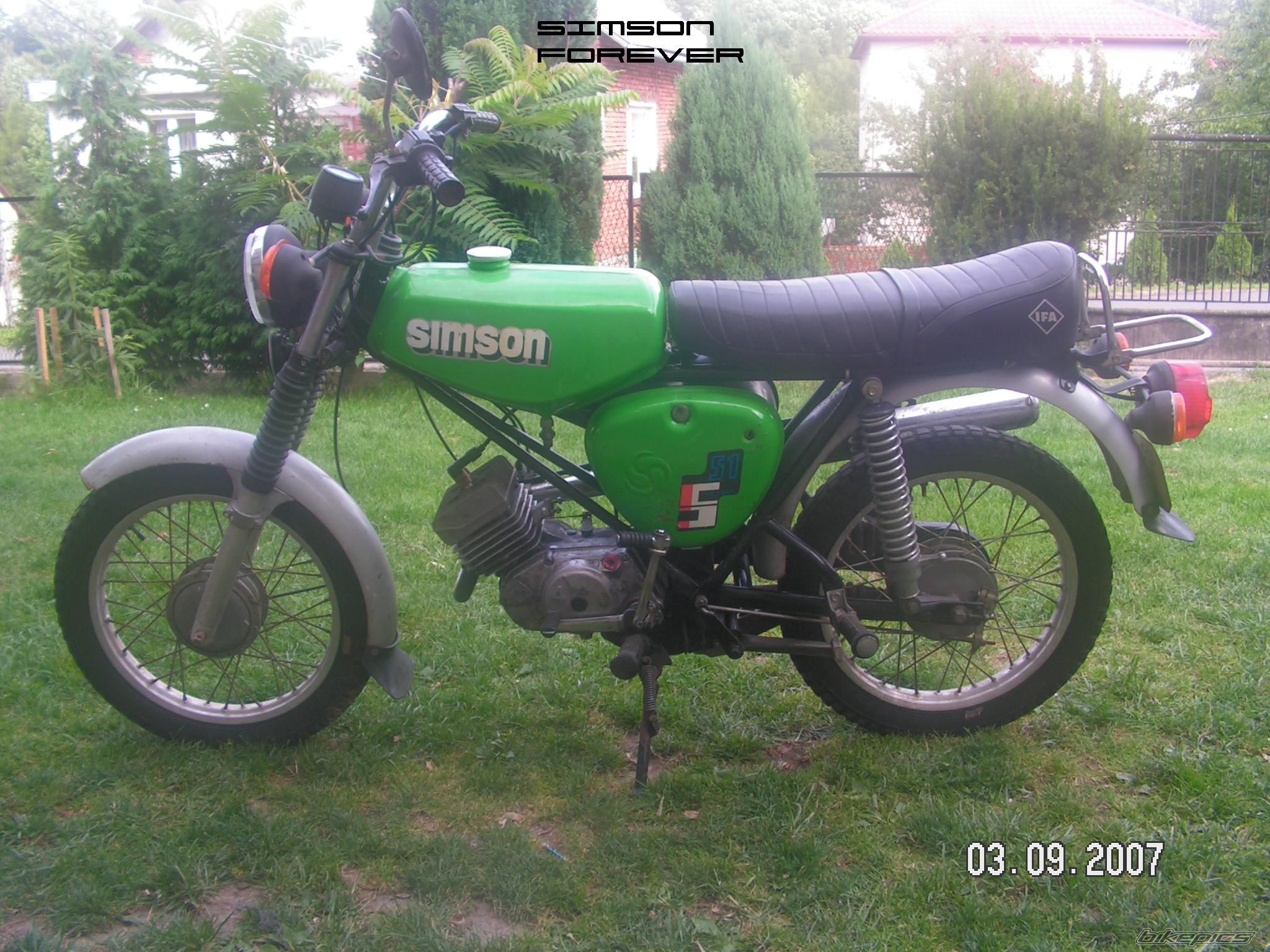 1990 SIMSON S51 ENDURO | Picture 1476500 motorcycle photo