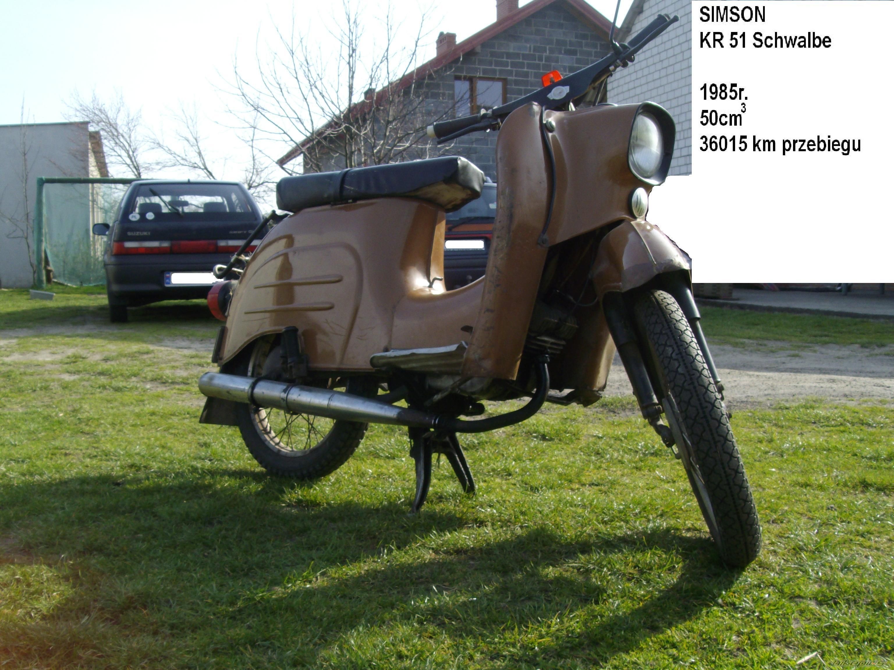 1985 SIMSON KR 51 SCHWALBE | Picture 1899839 motorcycle photo
