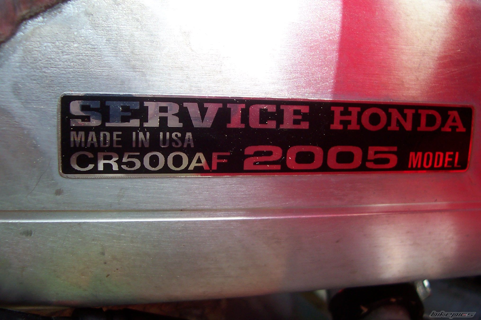 2005 HONDA CR500AF | Picture 2114164 motorcycle photo