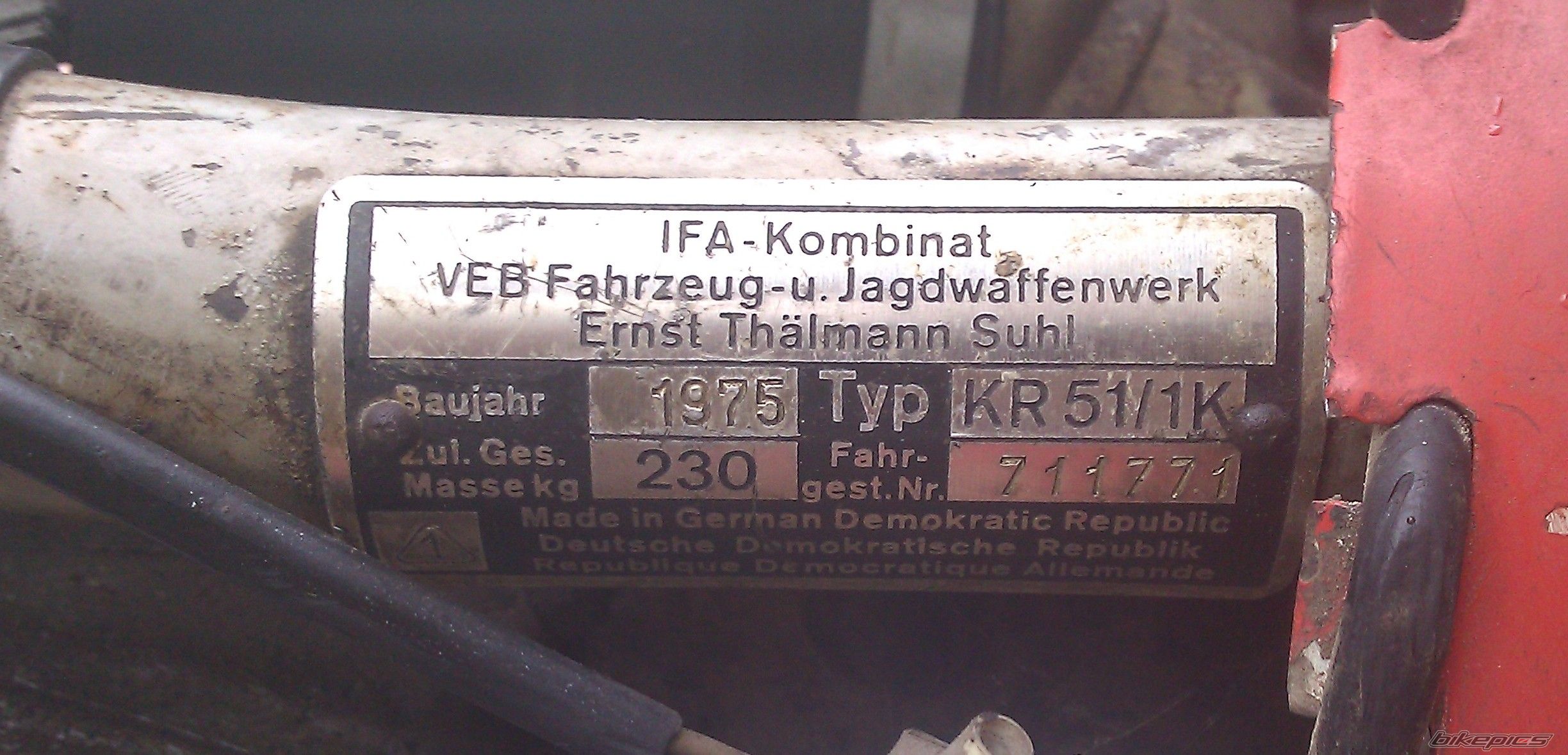 1975 SIMSON KR 51 SCHWALBE | Picture 2226123 motorcycle photo