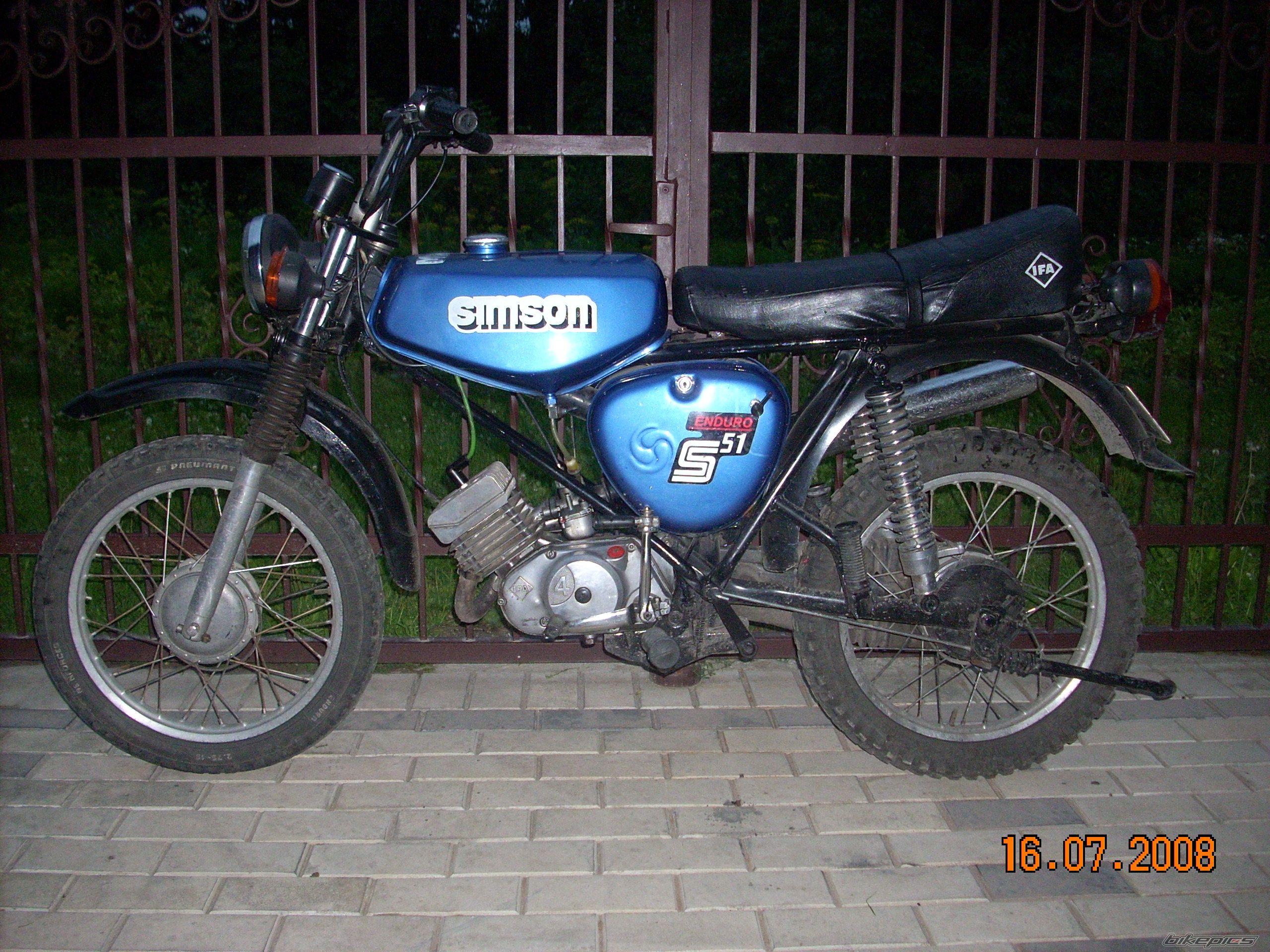 1990 SIMSON S51 ENDURO | Picture 2321554 motorcycle photo