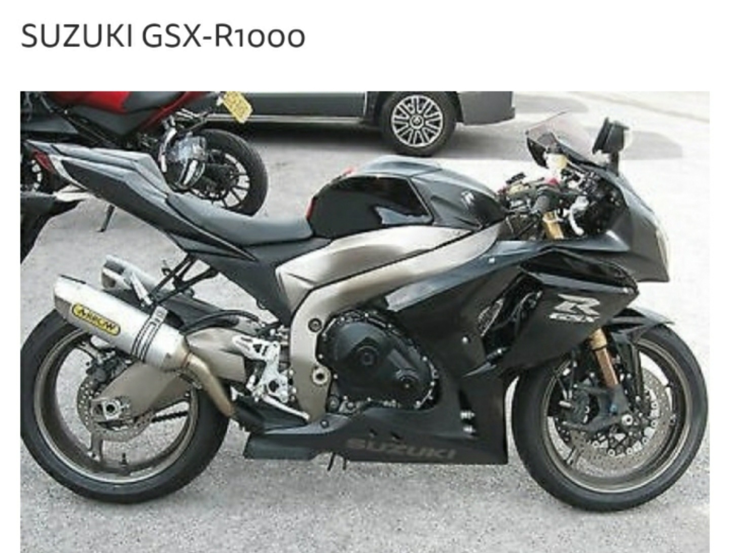 2010 SUZUKI GSX R 1000 | Picture 2820002 motorcycle photo